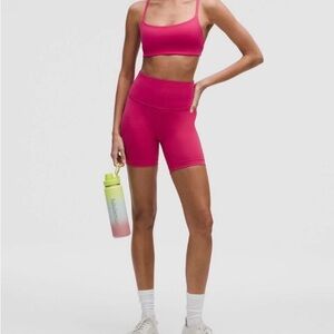 LULULEMON- Wunder Train High-Rise Short 6" Raspberry Coulis Size 4